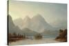 A View on the Columbia River, Oregon, 1871-Norton Bush-Stretched Canvas