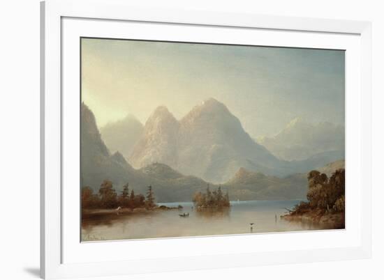 A View on the Columbia River, Oregon, 1871-Norton Bush-Framed Giclee Print