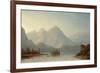 A View on the Columbia River, Oregon, 1871-Norton Bush-Framed Giclee Print