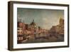 'A View on the Grand Canal Venice', c1740, (c1915)-Canaletto-Framed Giclee Print