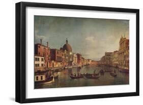 'A View on the Grand Canal Venice', c1740, (c1915)-Canaletto-Framed Giclee Print