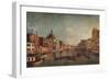 'A View on the Grand Canal Venice', c1740, (c1915)-Canaletto-Framed Giclee Print