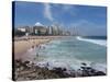A View Over Leblon and Ipanema Beaches in Rio De Janeiro-Alex Saberi-Stretched Canvas