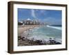 A View Over Leblon and Ipanema Beaches in Rio De Janeiro-Alex Saberi-Framed Premium Photographic Print