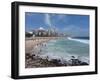 A View Over Leblon and Ipanema Beaches in Rio De Janeiro-Alex Saberi-Framed Premium Photographic Print