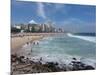 A View Over Leblon and Ipanema Beaches in Rio De Janeiro-Alex Saberi-Mounted Photographic Print