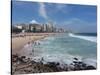 A View Over Leblon and Ipanema Beaches in Rio De Janeiro-Alex Saberi-Stretched Canvas