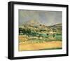 A View Over Mont St. Victoire-Paul Cézanne-Framed Art Print