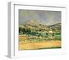 A View Over Mont St. Victoire-Paul Cézanne-Framed Art Print