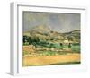A View Over Mont St. Victoire-Paul Cézanne-Framed Art Print