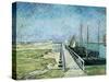 A View Over the Canal-Theo von Brockhusen-Stretched Canvas