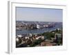 A View Over the City and Port from Michaeliskirche, Hamburg, Germany-Yadid Levy-Framed Photographic Print