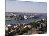 A View Over the City and Port from Michaeliskirche, Hamburg, Germany-Yadid Levy-Mounted Photographic Print