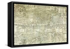 A View-Plan of Zurich, 1576-Murer & Froschauer-Framed Stretched Canvas