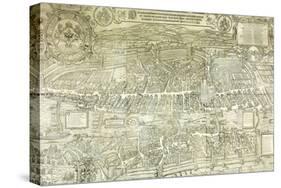 A View-Plan of Zurich, 1576-Murer & Froschauer-Stretched Canvas
