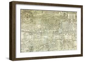 A View-Plan of Zurich, 1576-Murer & Froschauer-Framed Giclee Print