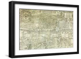 A View-Plan of Zurich, 1576-Murer & Froschauer-Framed Giclee Print