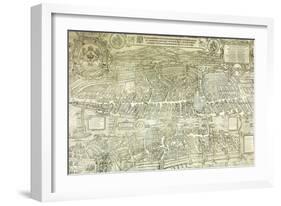 A View-Plan of Zurich, 1576-Murer & Froschauer-Framed Giclee Print