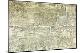 A View-Plan of Zurich, 1576-Murer & Froschauer-Mounted Giclee Print