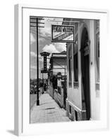 A View Showing a Typical Street in Sao Paulo-John Phillips-Framed Premium Photographic Print