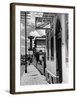 A View Showing a Typical Street in Sao Paulo-John Phillips-Framed Premium Photographic Print