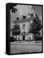 A View Showing the Exterior of the Duke and Duchess of Windsor's New Home-William Vandivert-Framed Stretched Canvas