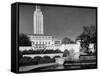 A View Showing the Exterior of the Texas University-Carl Mydans-Framed Stretched Canvas