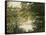 A View Through the Trees of La Grande Jatte Island-Claude Monet-Framed Stretched Canvas