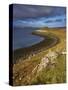 A View Towards the Coral Beaches Near Dunvegan, Isle of Skye, Scotland, United Kingdom, Europe-Jon Gibbs-Stretched Canvas