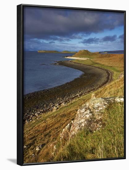A View Towards the Coral Beaches Near Dunvegan, Isle of Skye, Scotland, United Kingdom, Europe-Jon Gibbs-Framed Photographic Print