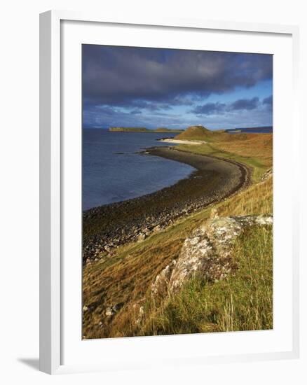 A View Towards the Coral Beaches Near Dunvegan, Isle of Skye, Scotland, United Kingdom, Europe-Jon Gibbs-Framed Photographic Print