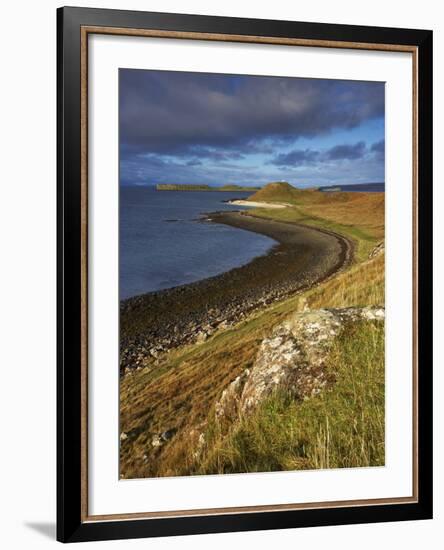 A View Towards the Coral Beaches Near Dunvegan, Isle of Skye, Scotland, United Kingdom, Europe-Jon Gibbs-Framed Photographic Print