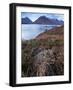 A View Towards the Cuillin Hills Across Loch Ainort on the Isle of Skye, Scotland, United Kingdom-Jon Gibbs-Framed Photographic Print