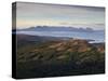 A View Towards the Isle of Skye from Plockton Cags, Plockton, Ross Shire, Scotland, United Kingdom,-Jon Gibbs-Stretched Canvas