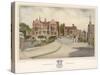 A View Up Toward Some of the Principal Buidings of Harrow School-null-Stretched Canvas
