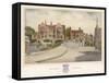 A View Up Toward Some of the Principal Buidings of Harrow School-null-Framed Stretched Canvas