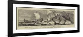 A Viking's Ship Discovered Near Sandefjord, Norway-null-Framed Giclee Print