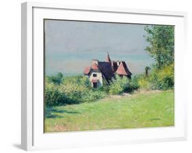 A Villa at Trouville, 1882-Gustave Caillebotte-Framed Giclee Print