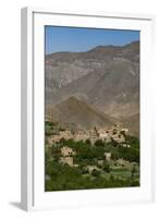 A Village and Terraced Fields of Wheat and Potatoes in the Panjshir Valley, Afghanistan, Asia-Alex Treadway-Framed Photographic Print