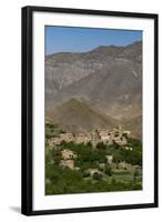 A Village and Terraced Fields of Wheat and Potatoes in the Panjshir Valley, Afghanistan, Asia-Alex Treadway-Framed Photographic Print