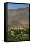 A Village and Terraced Fields of Wheat and Potatoes in the Panjshir Valley, Afghanistan, Asia-Alex Treadway-Framed Stretched Canvas