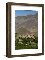 A Village and Terraced Fields of Wheat and Potatoes in the Panjshir Valley, Afghanistan, Asia-Alex Treadway-Framed Photographic Print