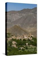 A Village and Terraced Fields of Wheat and Potatoes in the Panjshir Valley, Afghanistan, Asia-Alex Treadway-Stretched Canvas