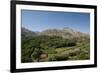 A village and terraced fields of wheat and potatoes in the Panjshir valley in Afghanistan, Asia-Alex Treadway-Framed Photographic Print