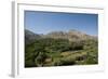 A village and terraced fields of wheat and potatoes in the Panjshir valley in Afghanistan, Asia-Alex Treadway-Framed Photographic Print