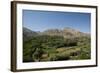 A village and terraced fields of wheat and potatoes in the Panjshir valley in Afghanistan, Asia-Alex Treadway-Framed Photographic Print