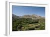 A village and terraced fields of wheat and potatoes in the Panjshir valley in Afghanistan, Asia-Alex Treadway-Framed Photographic Print