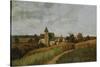 A Village at Harvest Time-Alfred Thompson Bricher-Stretched Canvas