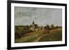 A Village at Harvest Time-Henri-Joseph Harpignies-Framed Giclee Print