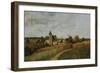 A Village at Harvest Time-Henri-Joseph Harpignies-Framed Giclee Print